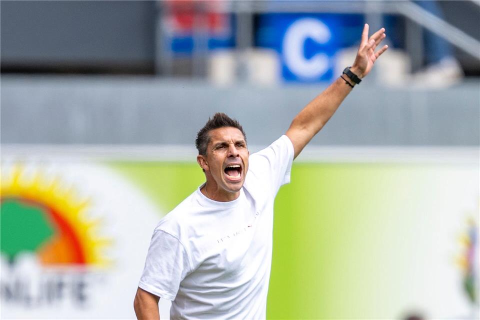 Kiels Trainer Marcel Rapp. David Inderlied/dpa