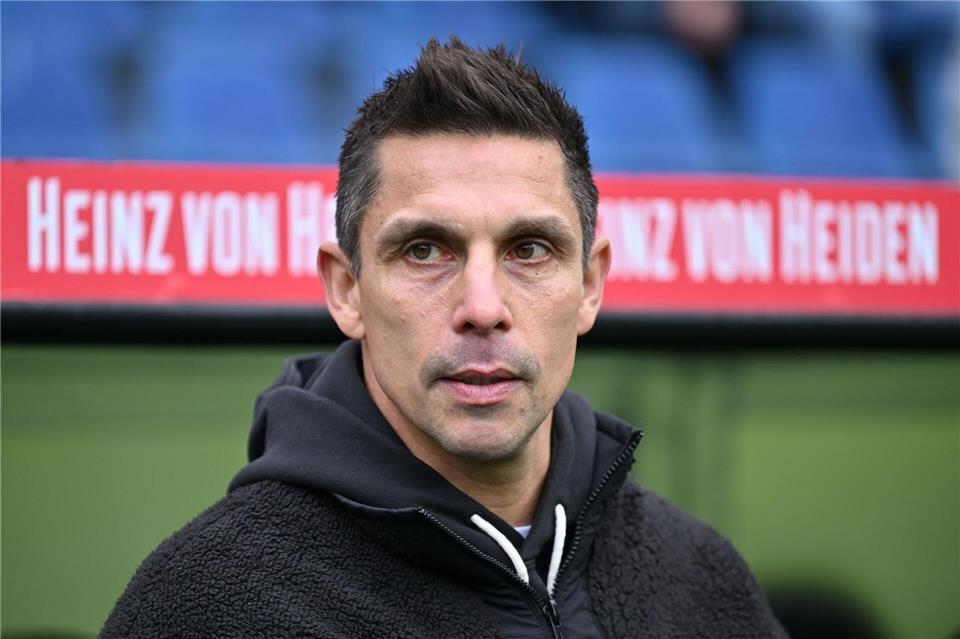 Kiels Trainer Marcel Rapp.Swen Pförtner/dpa