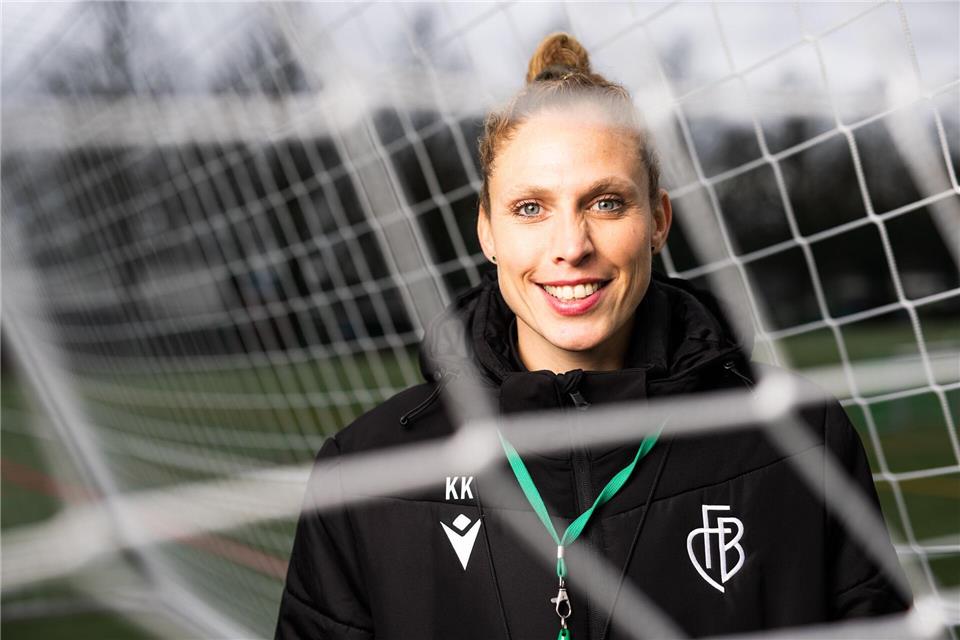 Kim Kulig wurde von ihren Aufgaben als Cheftrainerin der Frauenmannschaft des FC Basel entbunden.Philipp von Ditfurth/dpa