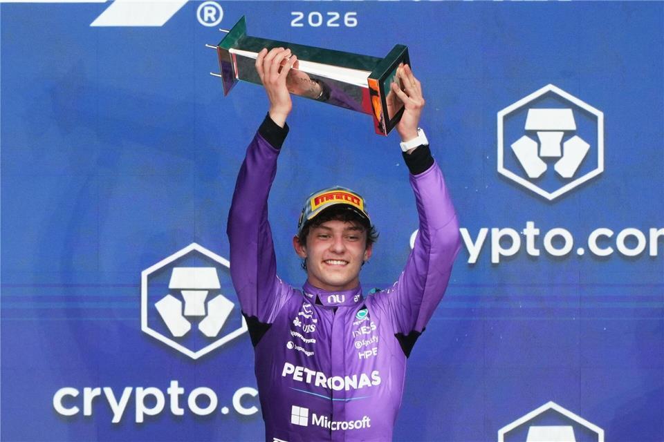 Kimi Antonelli hat das Zeug zum Weltmeister.Lynne Sladky/AP/dpa