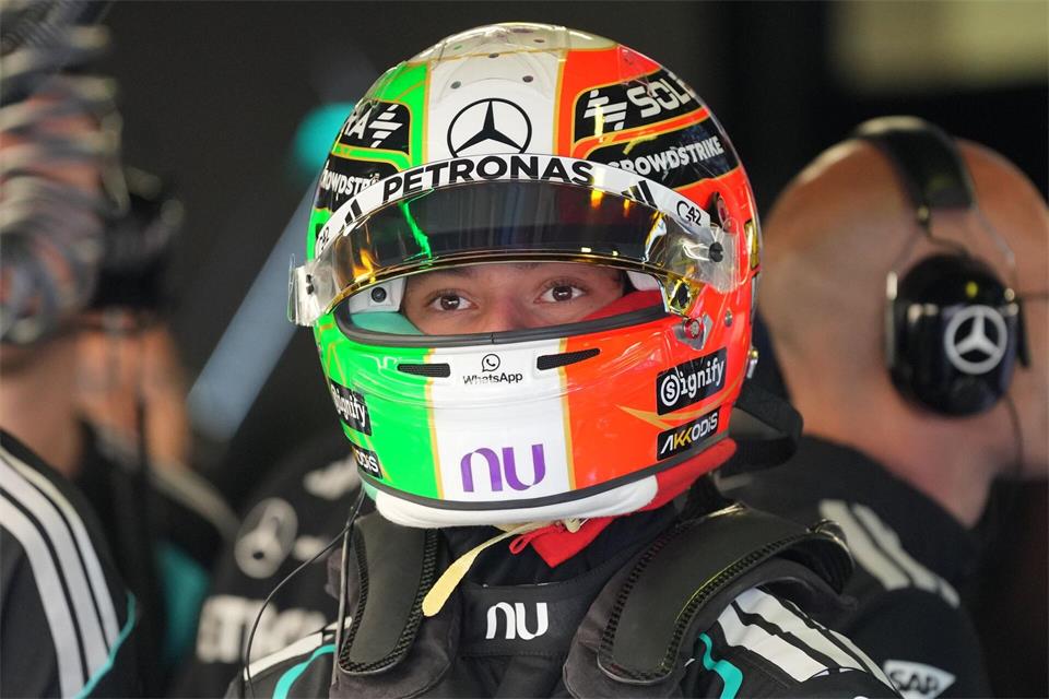 Kimi Antonelli muss vom Ende des Feldes starten.Antonio Calanni/AP/dpa
