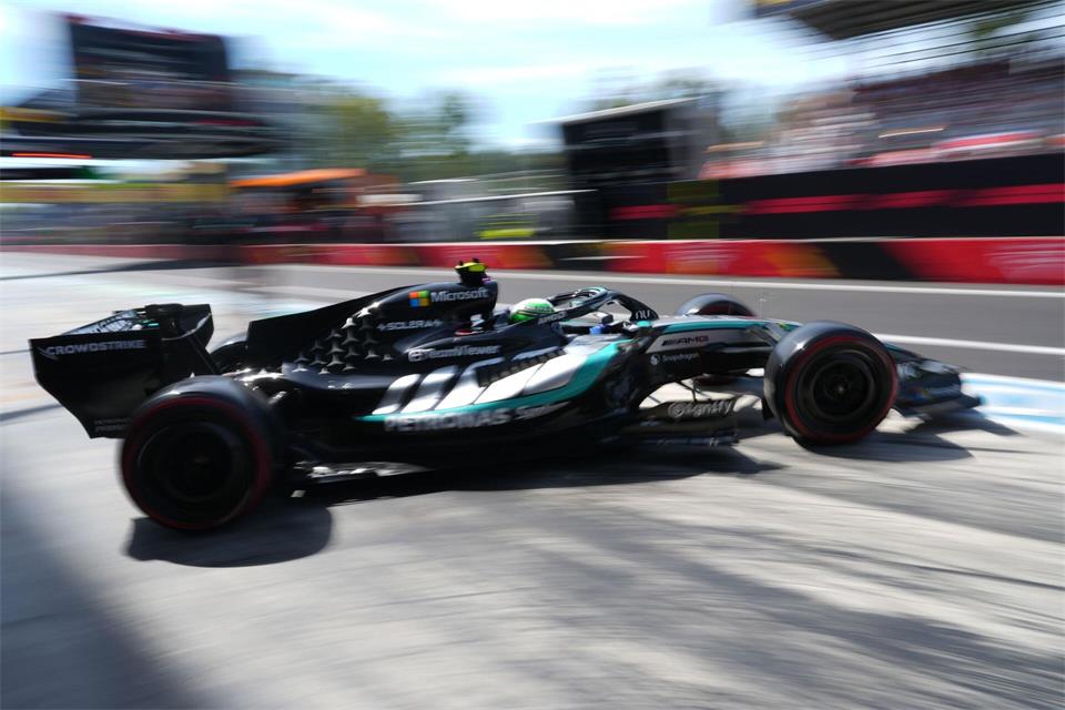 Kimi Antonelli muss vom Ende des Feldes starten.Antonio Calanni/AP/dpa
