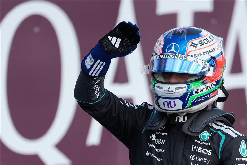 Kimi Antonelli startet in Silverstone von Rang eins.Darko Bandic/AP/dpa