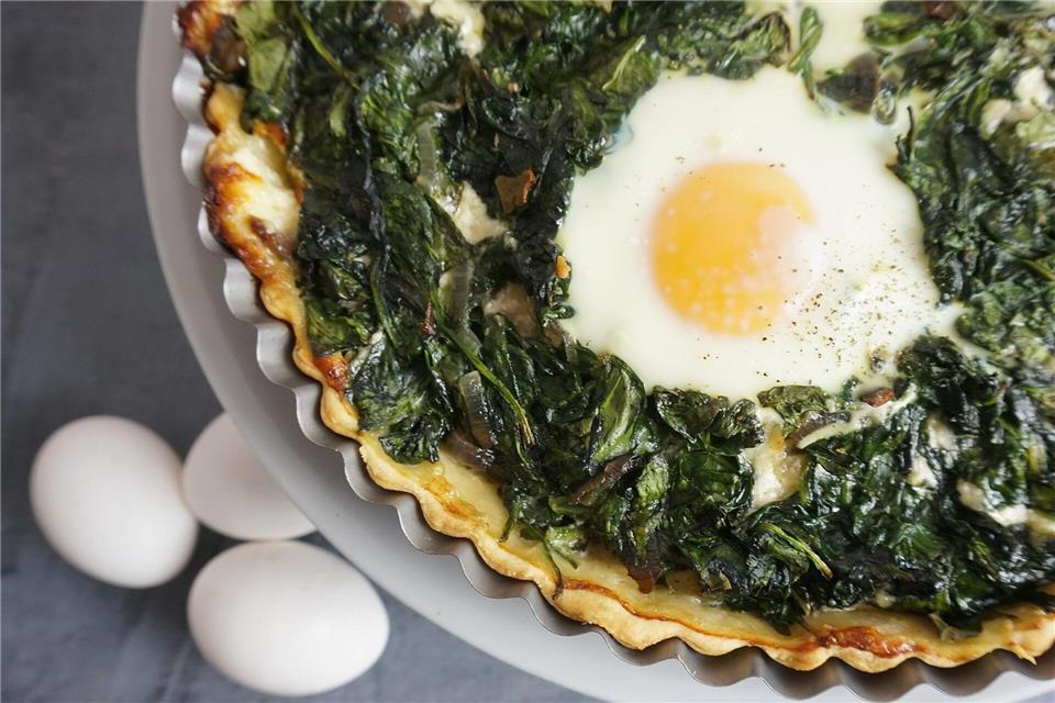 Kinder mögen ihn meist nicht, aber er gilt als gesund: Am Donnerstag wird der Tag des Spinats begangen. (Symbolbild)Doreen Hassek/hauptstadtkueche.blogspot.com/dpa-tmn