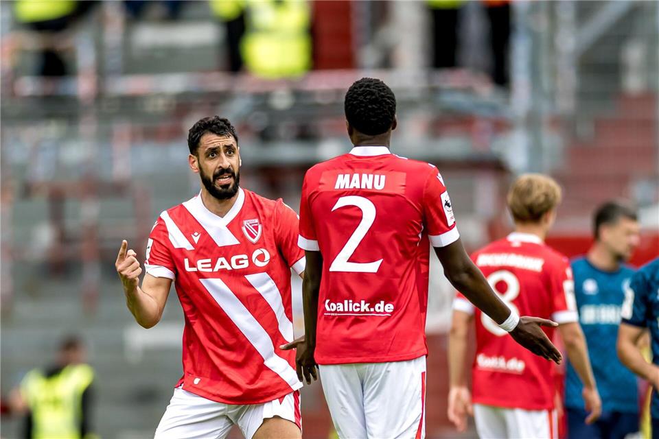 King Manu bleibt bei Energie Cottbus. (Archivbild)Frank Hammerschmidt/dpa