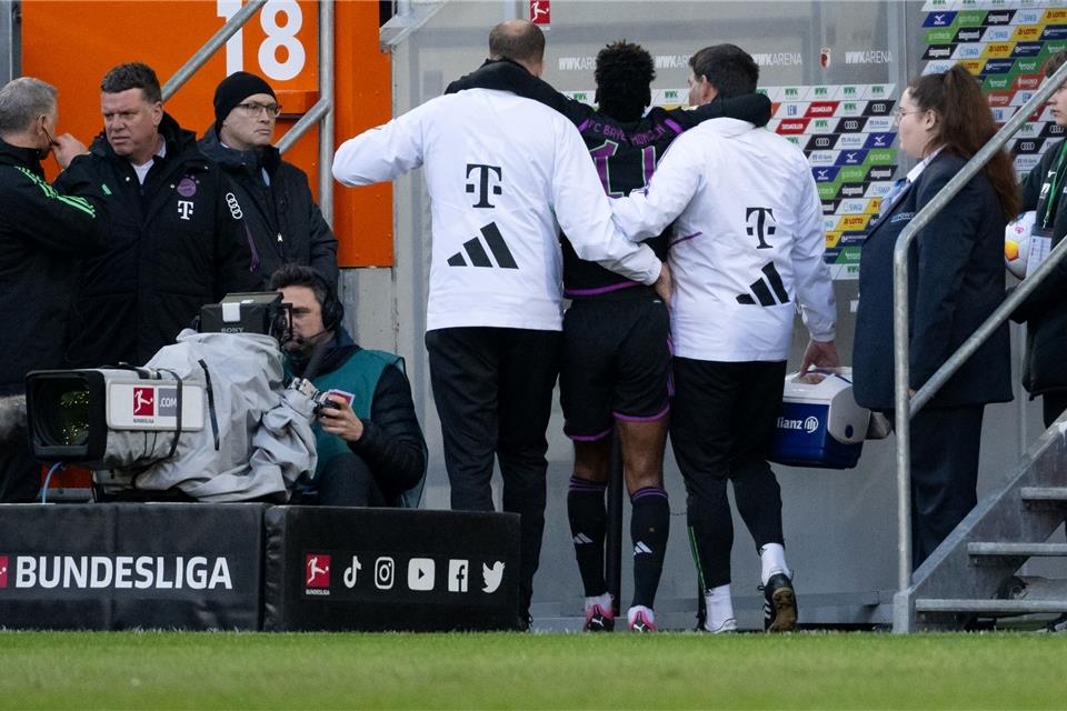 Kingsley Coman erlitt einen Innenbandriss im linken Knie.