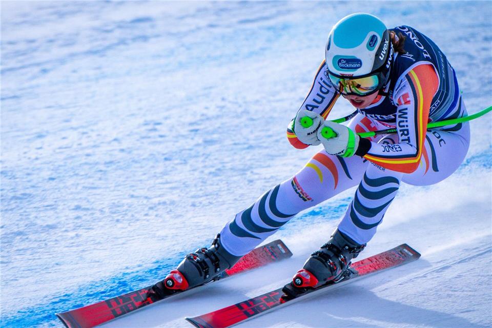 Kira Weidle-Winkelmann will in Abfahrt und Super-G angreifen. (Archivfoto)Jens Büttner/dpa