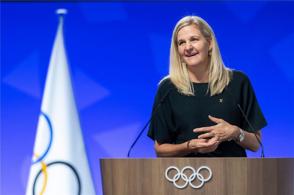Kirsty Coventry rechnet mit einer Auszahlung der Prämien binnen sechs Monaten.Cyril Zingaro/KEYSTONE/dpa