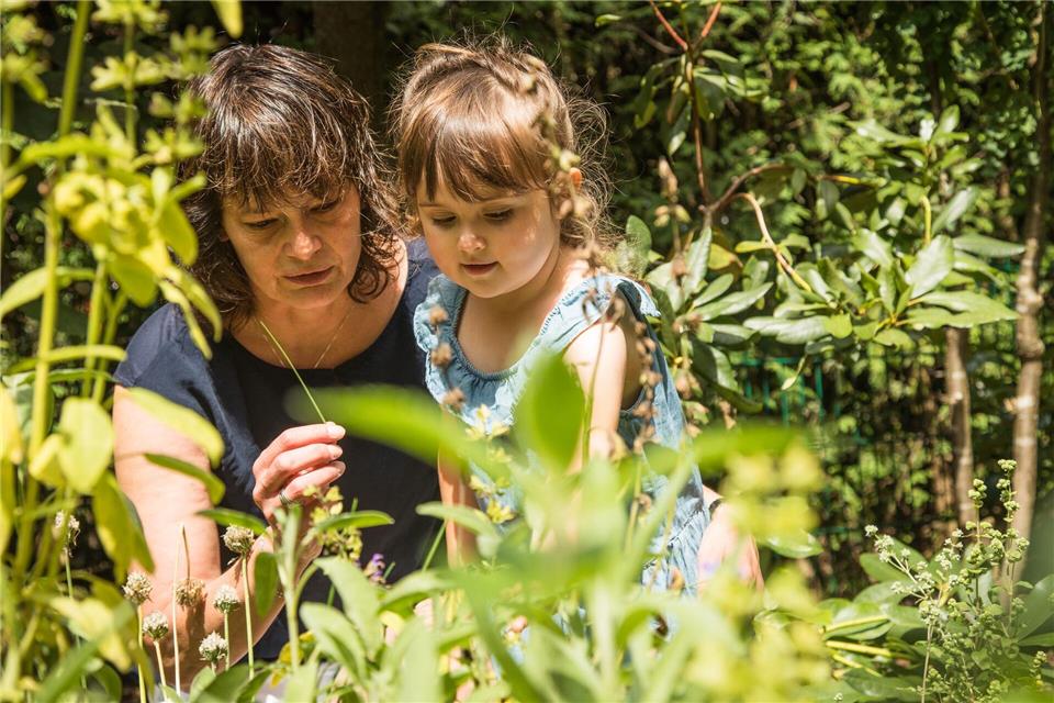 Klare Zonen schaffen: Spielbereich, Naschgarten, Blumenbeete und Kräutergarten sorgen für Struktur und Sicherheit im Garten.Christin Klose/dpa-tmn