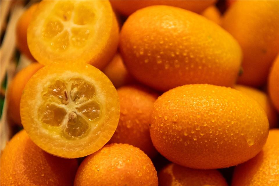 Kleine Frucht, großer Geschmack: Kumquats sind nur pflaumengroß, vereinen in sich aber süße und saure Aromen.Zacharie Scheurer/dpa-tmn