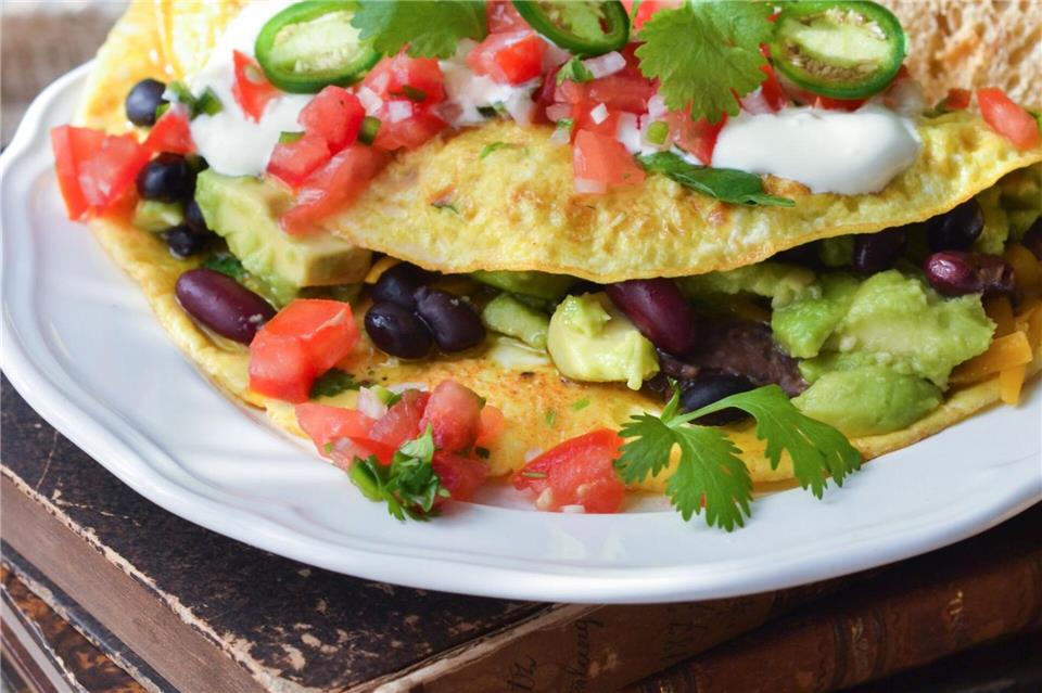 Kleiner Aufwand, großer Geschmack: Das Tex-Mex-Omelett von Foodbloggerin Christina Heß punktet mit leckeren und nährstoffreichen Zutaten.Christina Heß/dpa-tmn