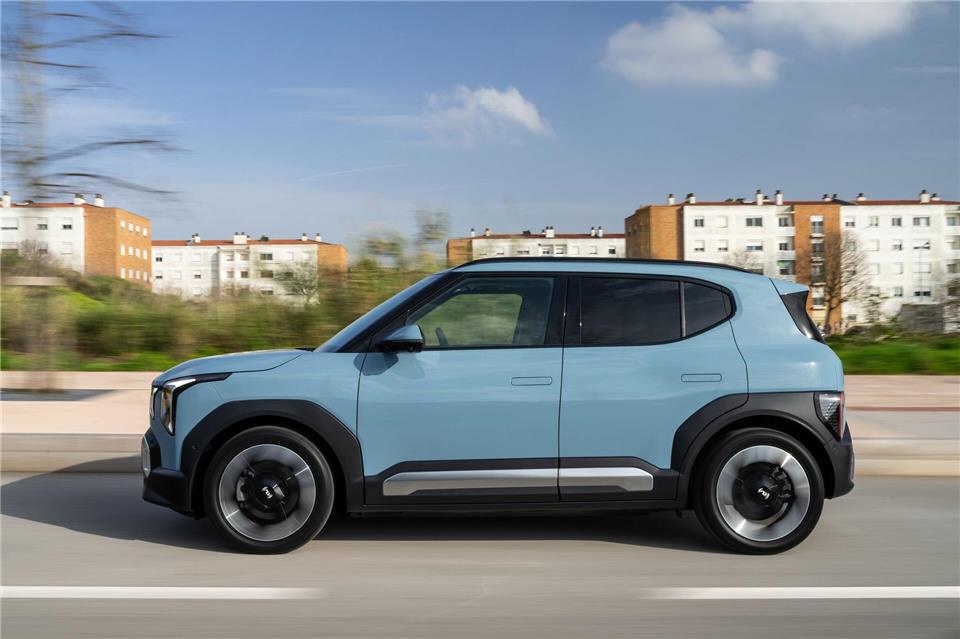 Kleines Kerlchen: Der EV2 misst nur ganz knapp über vier Meter - und will dennoch möglichst viel Platz bieten.Kia/dpa-tmn