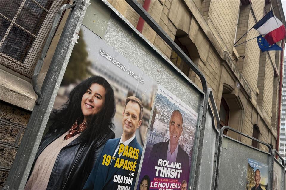 Knapp 49 Millionen Menschen in Frankreich sind zur Teilnahme an den Kommunalwahlen aufgerufen.Rachel Sommer/dpa