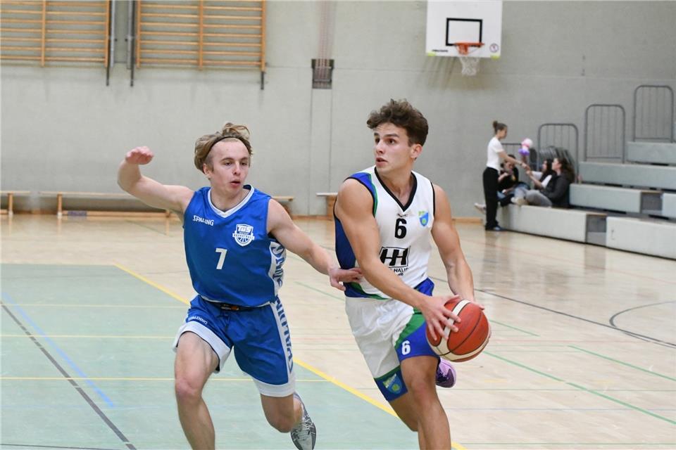Knappe Heimniederlage zum Saisonabschluss gegen den TuS Hiltrup: Der starke Ruben Krüger (rechts/21 Punkte) schloss mit dem RSV Borken die Oberliga-Saison als Tabellendritter ab.