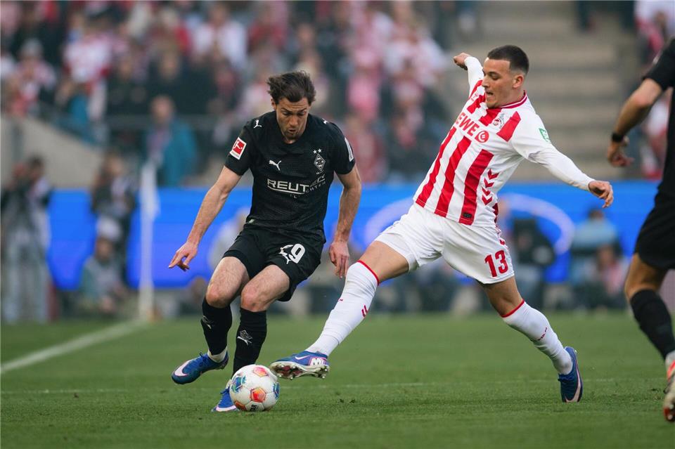 Köln und Mönchengladbach lieferten sich packende Duelle.Marius Becker/dpa