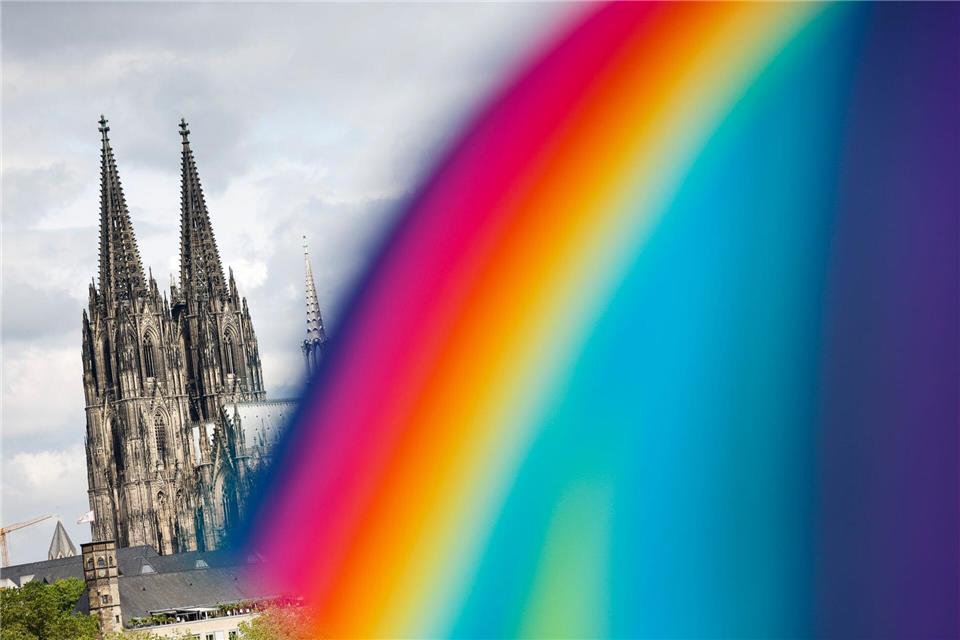 Köln zeigt sich solidarisch.(Archivbild) Thomas Banneyer/dpa