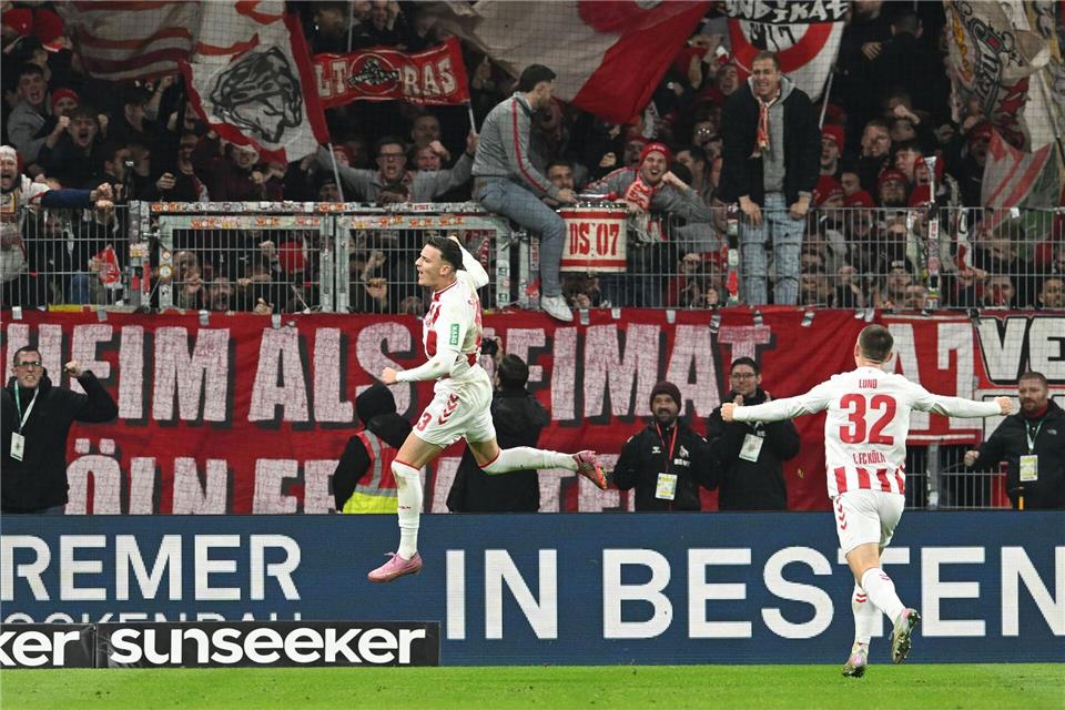 Kölner Jubel: Saïd El Mala hat dem FC in Bremen einen Punkt gerettet. Carmen Jaspersen/dpa