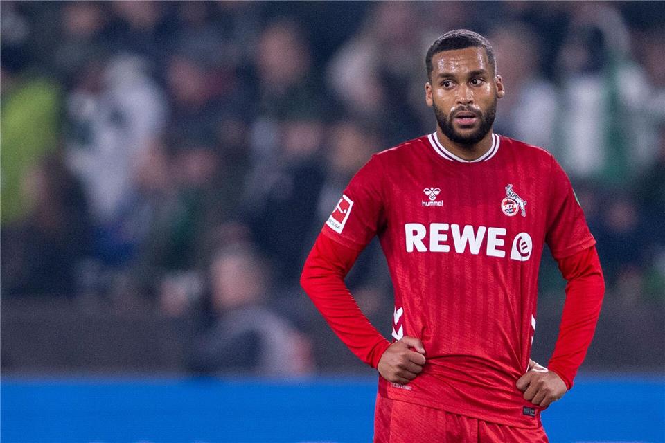 Kölns Linton Maina zog sich einen Rippenbruch zu. (Archivbild)David Inderlied/dpa