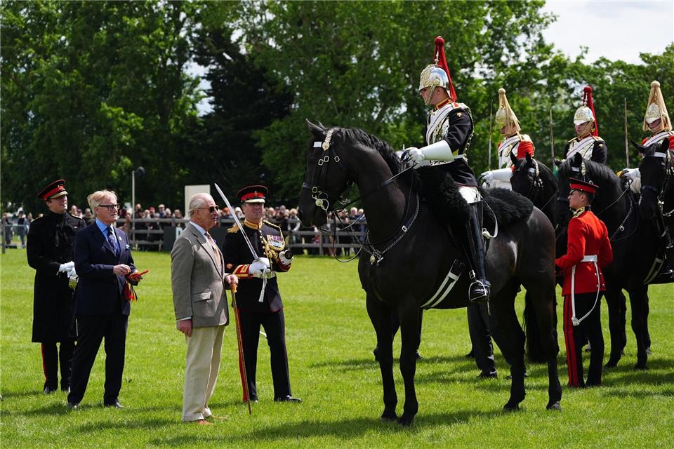 König Charles III. bei der Royal Windsor Horse Show.Aaron Chown/PA Wire/dpa