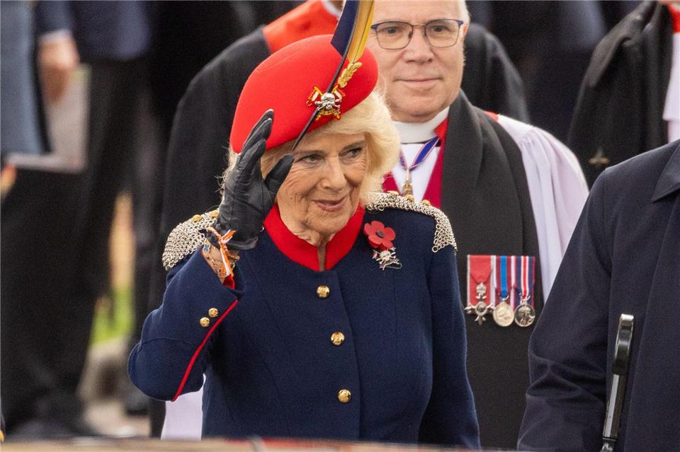 Königin Camilla besucht Zeremonie zu Ehren gefallener Soldaten in Westminster Abbey.Tayfun Salci/ZUMA Press Wire/dpa