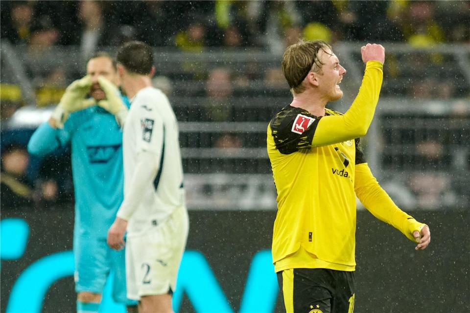 Körperlich diesmal in guter Verfassung: Borussia Dortmund und Julian Brandt.Bernd Thissen/dpa
