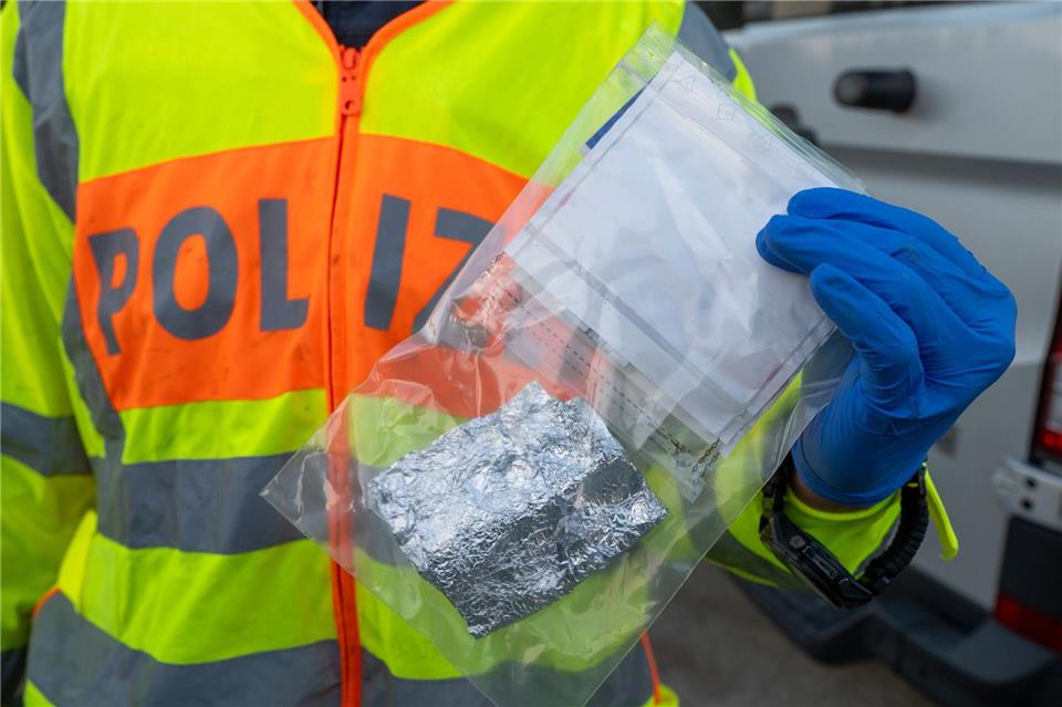 Kokainfund an der A8. Peter Kneffel/dpa