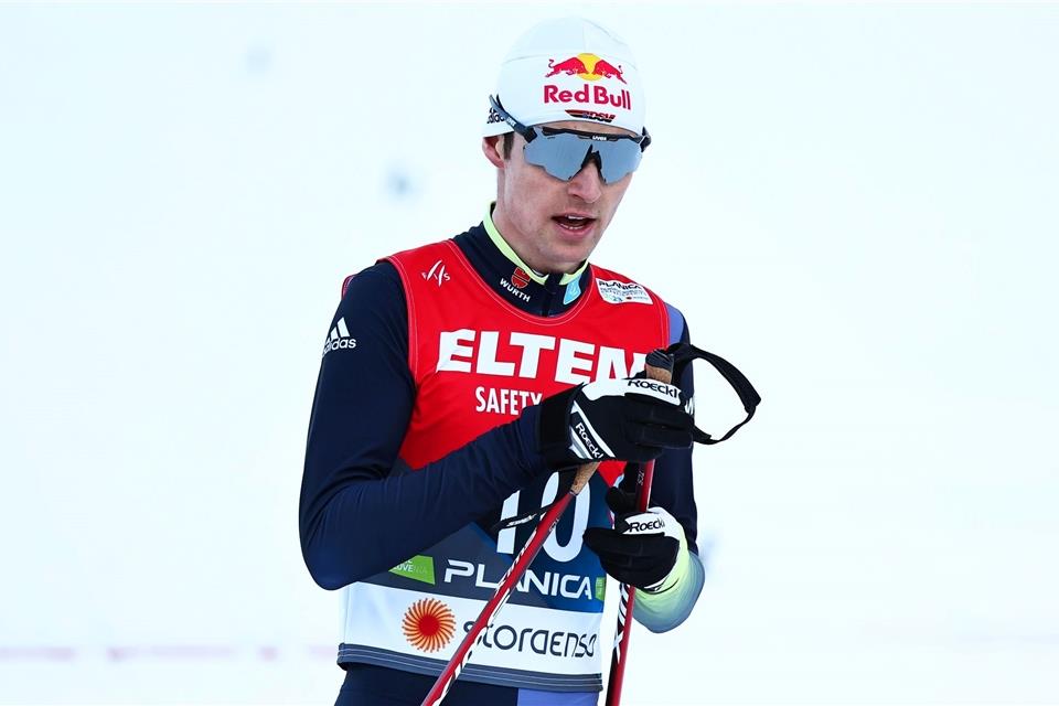Kombinierer Vinzenz Geiger lief in Oslo als Zweiter ins Ziel.