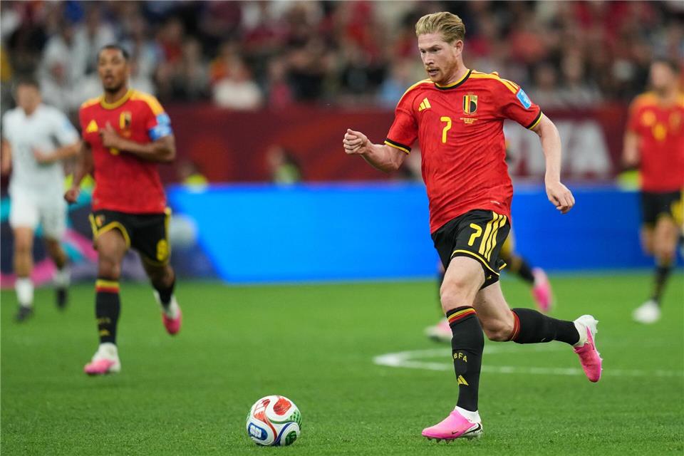 Kommt allmählich besser in Fahrt: Kevin De Bruyne.Abbie Parr/AP/dpa
