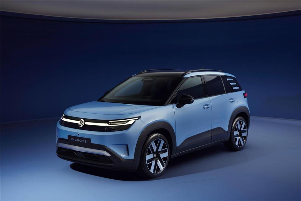 Kompakter Elektro-SUV: Der neue VW ID.Cross startet im Herbst 2026 ab 27.995 Euro und bietet bis zu 427 Kilometer Reichweite.Volkswagen AG/dpa-tmn