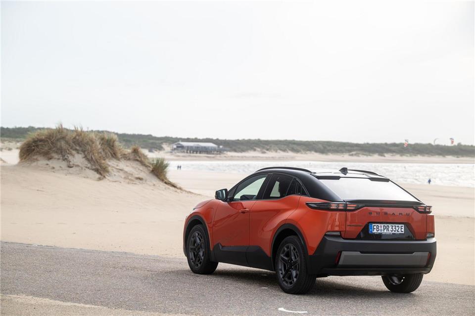 Kompaktes SUV-Coupé: Der Subaru Uncharted ist knapp über 4,50 Meter lang.Andre Tillmann/Subaru/dpa-tmn
