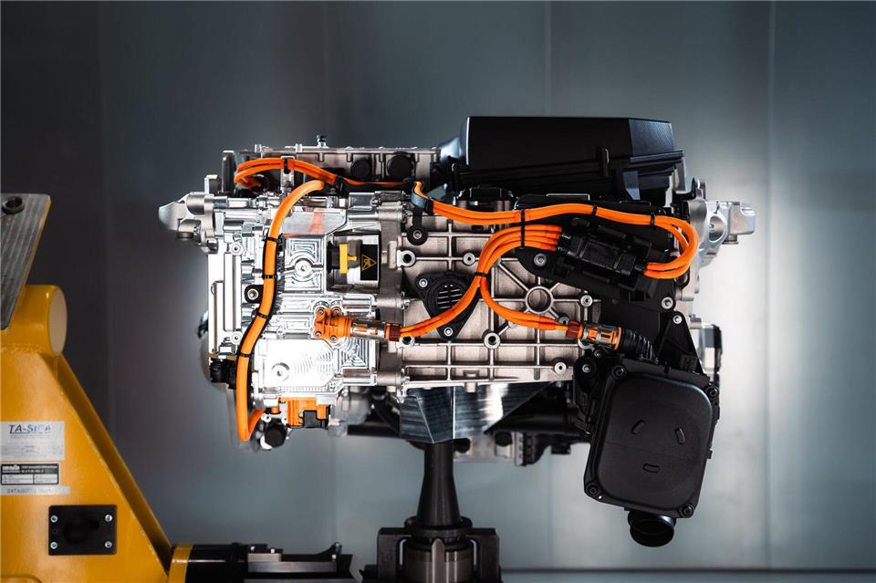 Komplexe Technik: So sieht ein Brennstoffzellensystem von BMW aus.Jonas Rattel/BMW Group/dpa-tmn