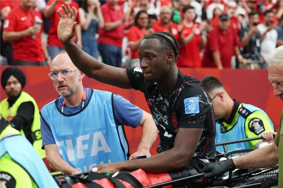 Koné musste gegen Katar verletzt raus. (Archivbild)Emma Peterson/AP/dpa