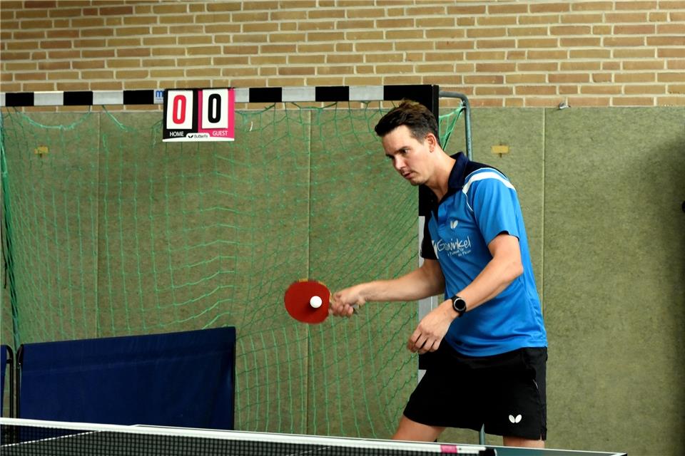 Konnte die Borkener Niederlage mit seinen drei Punkten im Einzel und im Doppel nicht verhindern: Michael Kuth.