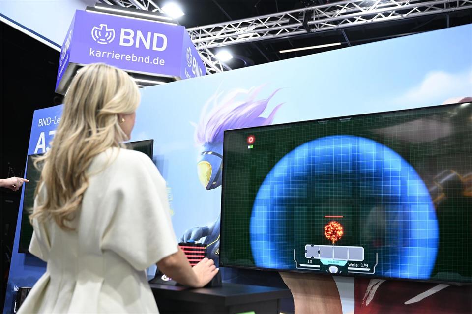 Konzentriert sein, Muster erkennen und schnell reagieren: Das ist wichtig bei dem BND-Game, das auf der Gamescom vorgestellt wurde.Wolf von Dewitz/dpa