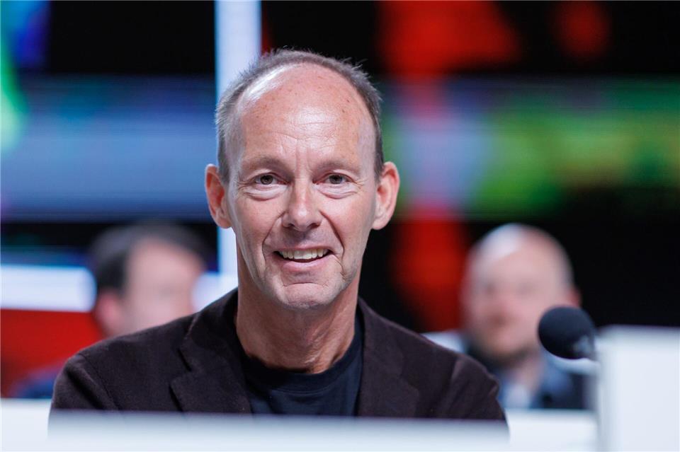 Konzernchef Thomas Rabe spricht von einem „soliden Geschäftsjahr“ für Bertelsmann. (Archivbild)Daniel Karmann/dpa