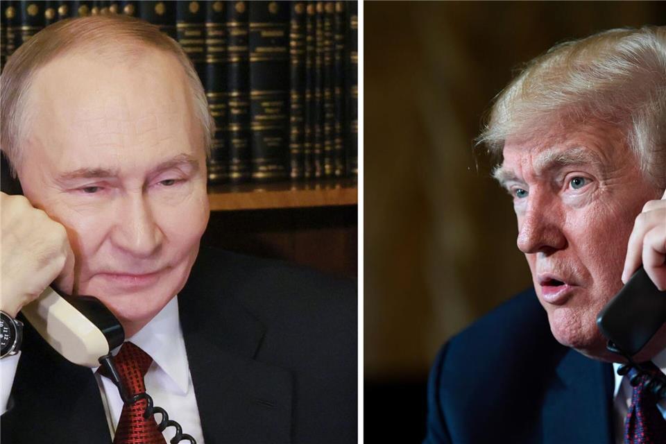 Kremlchef Wladimir Putin und US-Präsident Trump haben erneut miteinander telefoniert. (Archivbild)Mikhail Metzel/Pool Sputnik Kremlin/AP/dpa