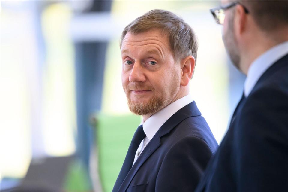 Kretschmer: „Das ist eine berechtigte Kritik von jungen Unionspolitikern.“ (Archivbild)Robert Michael/dpa