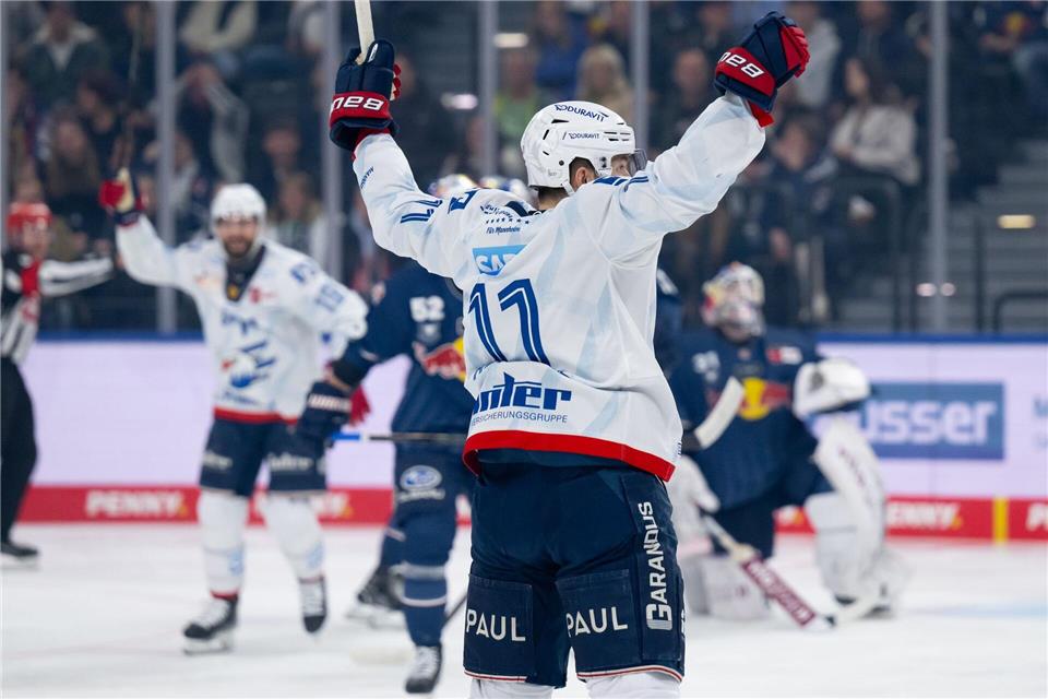 Kristian Reichel erzielte die Mannheimer Führung in MünchenSven Hoppe/dpa