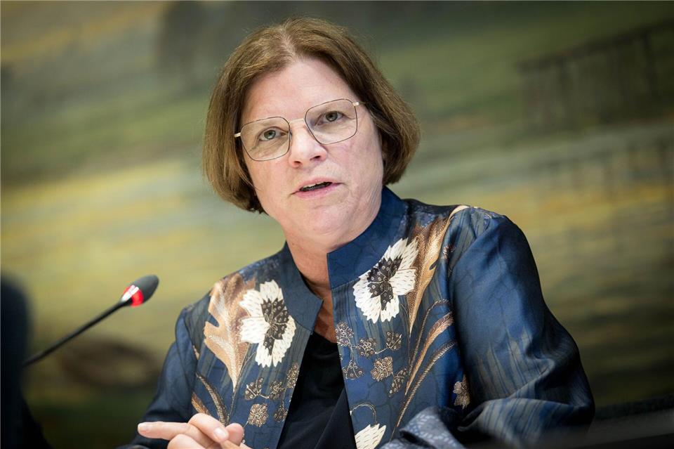 Kristina Vogt (Linke) ist Wirtschaftssenatorin. (Archivfoto)Sina Schuldt/dpa