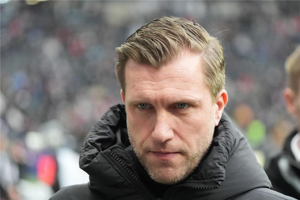 Kritisiert die Trainer im Fußball: Frankfurts Sportvorstand Markus Krösche. (Archivbild) Marc Schüler/dpa