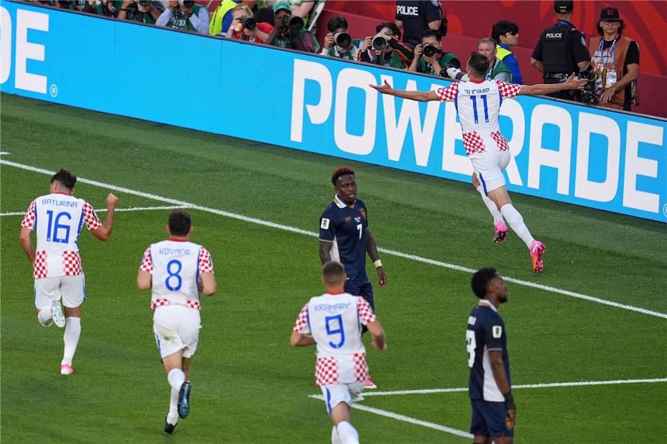 Kroatien darf weiter auf die WM-Zwischenrunde hoffen.Alexandra Antoniono/AP/dpa