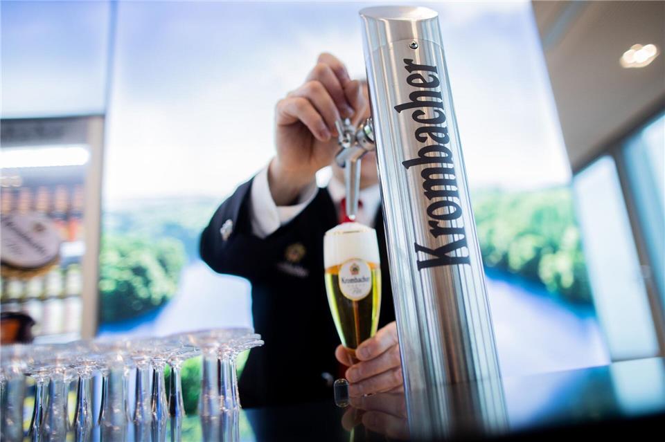 Krombacher seit langem die meistverkaufte Biermarke in Deutschland.Rolf Vennenbernd/dpa