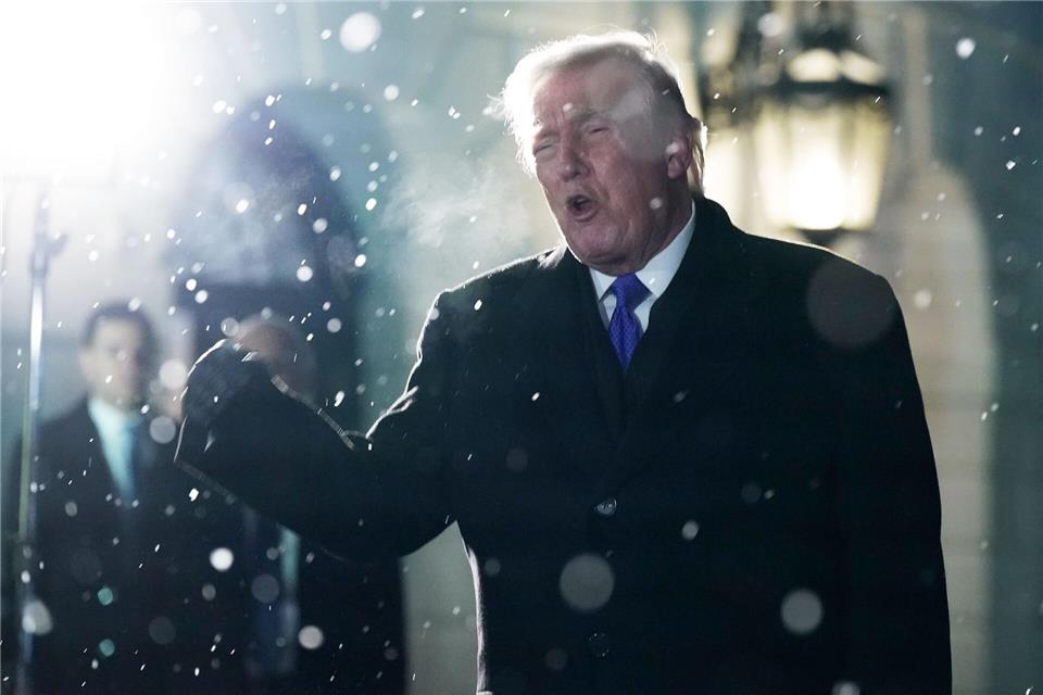 Kündigt weitere Gespräche mit dem Iran an - US-Präsident Trump. Jose Luis Magana/AP/dpa