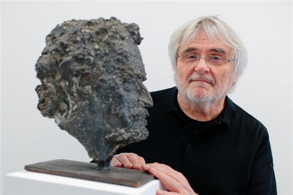 Künstler Thomas Duttenhoefer wurde in Speyer geboren und lebt seit 1979 in Darmstadt.Uwe Anspach/dpa