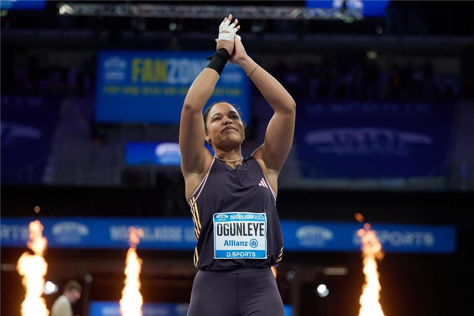 Kugelstoßerin Yemisi Ogunleye ist nach der Premiere im Vorjahr zum zweiten Mal am Start. (Archivfoto)Bernd Thissen/dpa