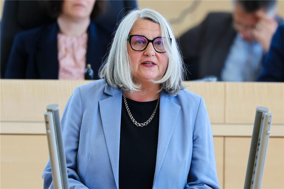 Kulturministerin Dorit Stenke eröffnet die Schleswig-Holsteinische Landesbibliothek. (Archibild)Frank Molter/dpa