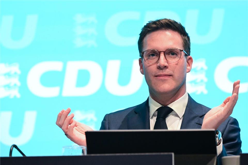 Kurz vor der heißen Phase des Landtagswahlkampfs bringt sich die baden-württembergische CDU mit Spitzenkandidat Hagel in Stellung.Bernd Weißbrod/dpa