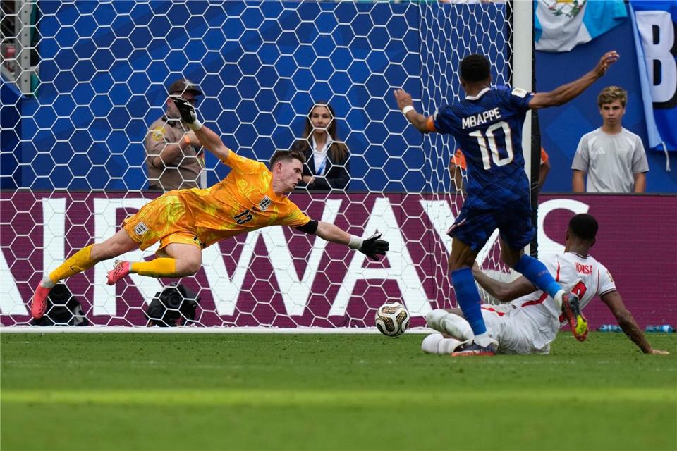 Kylian Mbappé schoss seine WM-Tore 21 und 22.Lynne Sladky/AP/dpa