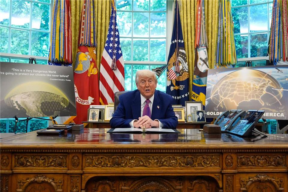 Lässt Donald Trump weitere US-Atomwaffen in Europa stationieren? Experten halten dies für ein realistisches Szenario. (Archivbild)Alex Brandon/AP/dpa