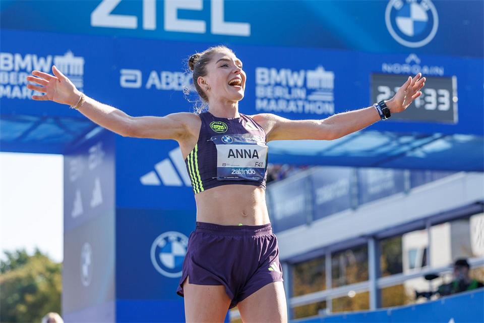 Läuferin Langerwisch: „Du hast heute gezeigt, was Spitzensport bedeutet.“Andreas Gora/dpa